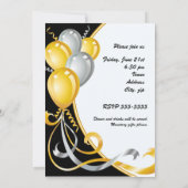 60e anniversaire Gold & Silver Invitation d'annive (Dos)