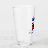 60e anniversaire Humour pinte verre (Droite)
