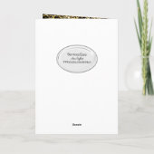 60e anniversaire Humour sur carte noire (Dos)