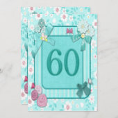 60e anniversaire invitation (Devant / Derrière)