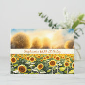 60e anniversaire Invitation Cartes - Thème de tour (Debout devant)