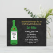 60e anniversaire Invitation fête Chalkboard (Debout devant)