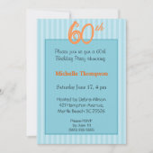 60e anniversaire Invitations (Devant)