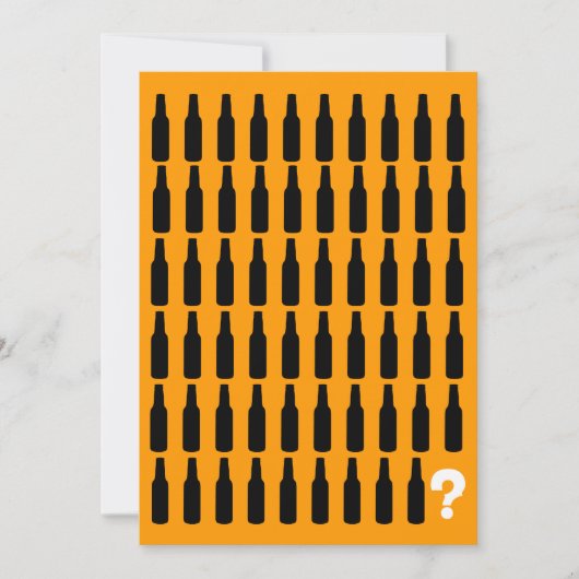 60e anniversaire Invitations - Bière Cheers! (Devant)