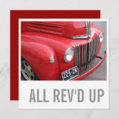 60e anniversaire Invitations Camion Lover All Rev' (Devant / Derrière)