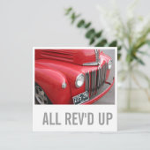 60e anniversaire Invitations Camion Lover All Rev' (Debout devant)