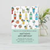 60e anniversaire invitations Cocktail Contemporain (Debout devant)