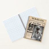 60e anniversaire journal Vintage livre d'or person (Intérieur)