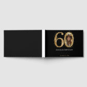 60e anniversaire livre d'or Foil Guestbook (Complet)