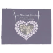 60e anniversaire mariage diamant sac cadeau photo (Dos)