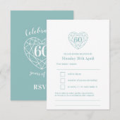 60e anniversaire mariage réponse du coeur de diama (Devant / Derrière)