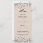 60e Anniversaire Menu du programme Merci Champagne (Dos)