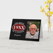 60e anniversaire Modèle photo naissance d'une lége (Fleur jaune)