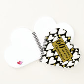 60e Anniversaire Motifs Coeur en forme de livre d' (Intérieur)