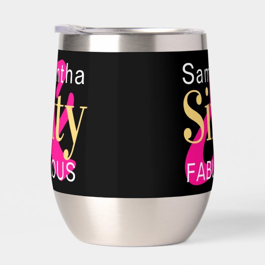 60e anniversaire Personnalisé Soixante Fabuleux Ho (Droite)