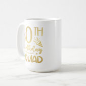60e Anniversaire Squad 60 Party Crew Coffee Mug (Devant gauche)