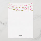 60e anniversaire surprise invitation élégante (Verso)