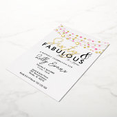 60e anniversaire surprise invitation élégante (Rotation)