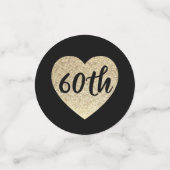 60e anniversaire table confetti (Petit recto)