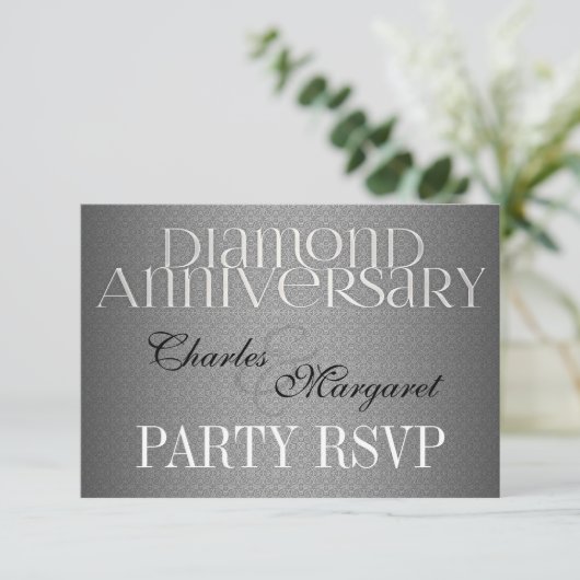 60e Annivsersary Mariage diamant RSVP (Debout devant)