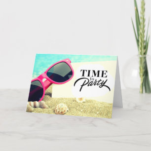 **60e** BEACHY WENSEN VOOR U!!! VERJAARDAG KAART