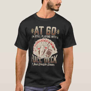 60e Birthday-cadeau - 60 jaar oude poker die auto  T-shirt