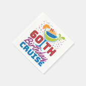 60e 'Birthday' cruise Cruising 60 jaar oud Servet (Hoek)