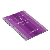 60e Birthday Party Guest Book Paars Notitieboek (Rechterzijde)