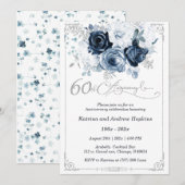 60e bruiloft Jubileum Elegant Printable Kaart (Voorkant / Achterkant)