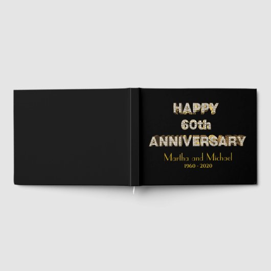 60e bruiloft Jubileum gastenboek (Volledig)