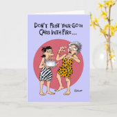 60e Carte d'anniversaire "Gâteau avec feu" (Fleur jaune)