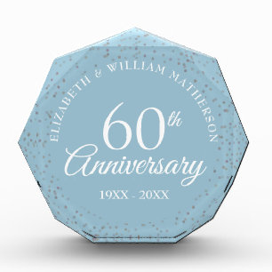 60e diamanten bruiloft confetti fotoblokken
