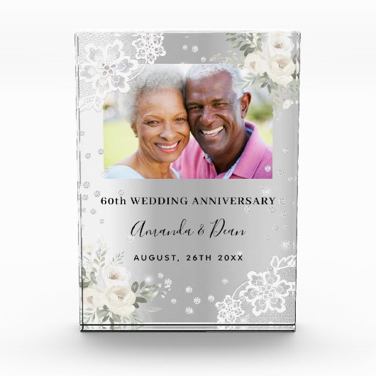 60e diamanten bruiloft foto (Voorkant)