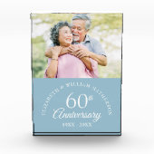 60e diamanten bruiloft fotoblokken (Voorkant)
