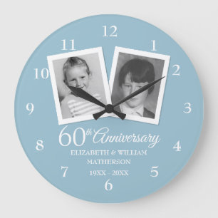 60e Diamanten Huwelijksjubileum Kinderfoto's Grote Klok