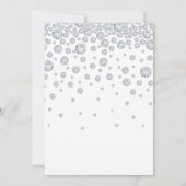 60e diamanten huwelijksjubileum twee zwanen wit kaart (Achterkant)