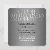 60e diamanten jubileum aangepaste fotofeestje kaart (Achterkant)