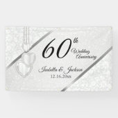 60e Diamond-Jubileum / Birthday Spandoek (Horizontaal)