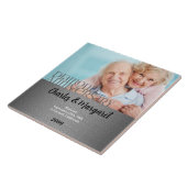 60e Diamond Jubileum Foto Tegeltje (Zijkant)