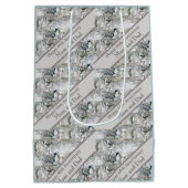 60e Diamond-Jubileum Medium Cadeauzakje (Achterkant)