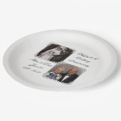 60e Diamond Wedding Jubileum Bord fotopapier (Gekanteld)