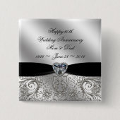 60e Diamond Wedding Jubileum Button (Voorkant)