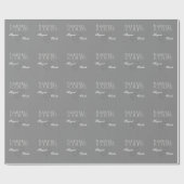 60e Diamond Wedding Jubileum Cadeaupapier (Vlak)