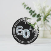 60e Diamond Wedding Jubileum Kaart (Staand voorkant)