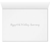 60e Diamond Wedding trouwdag (Binenzijde Horizontaal (Onderkant))