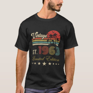 60e Geboren 1963 60 T-shirt