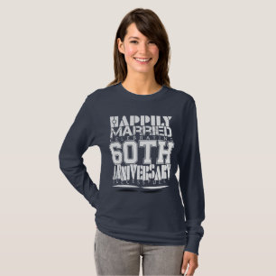 60e huwelijksdag Jubileum T-shirt