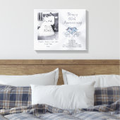 60e huwelijksgeschenk voor Jubilea. FOTO Canvas Afdruk (Insitu (Slaapkamer))