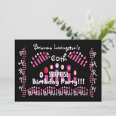 60e Invitation à la fête d'anniversaire SURPRISE (Debout devant)