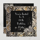 60e invitation à l'anniversaire des femmes (Devant / Derrière)